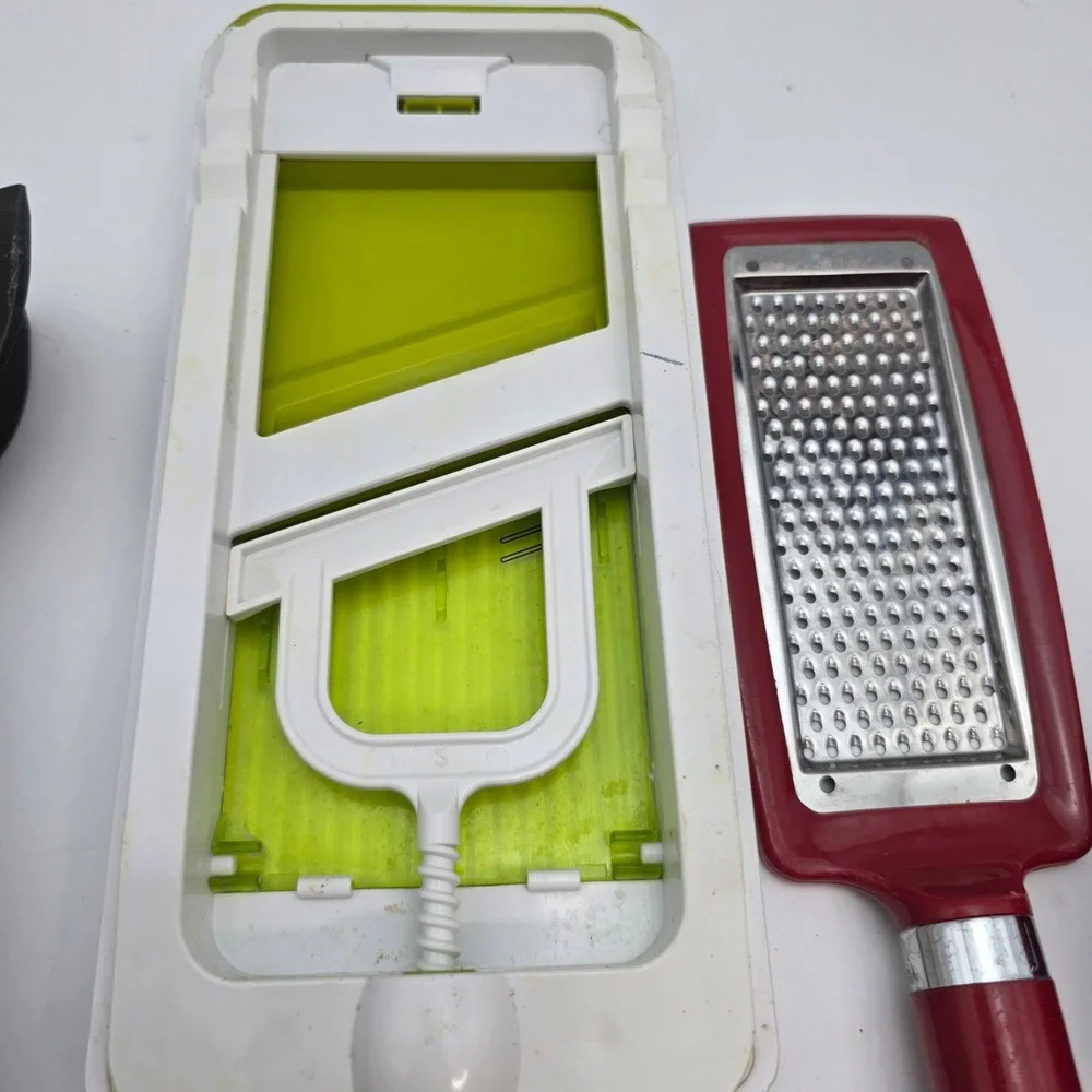 KitchenAid Egg Slicer Grater Mandoline Vegetable Slicer Meat Masher Bundle 4pc